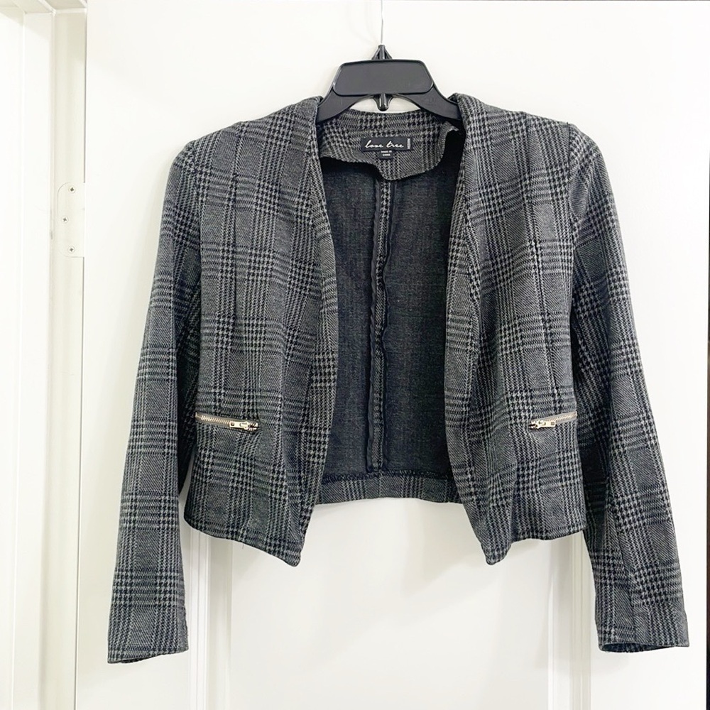 Love Tree houndstooth cardigan